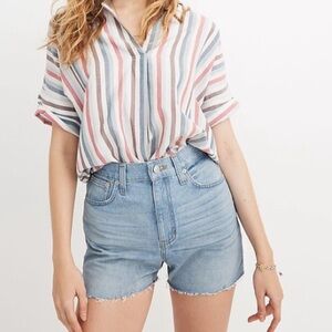 Madewell The Perfect Jean Short Bowman Wash Size 30
